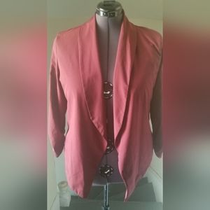 Open Front Womens Blazer